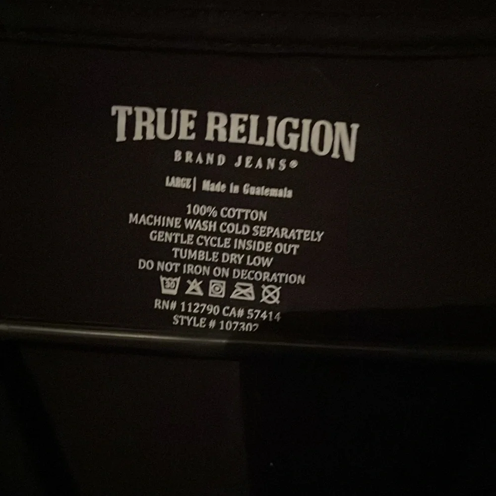 True Religion black tee